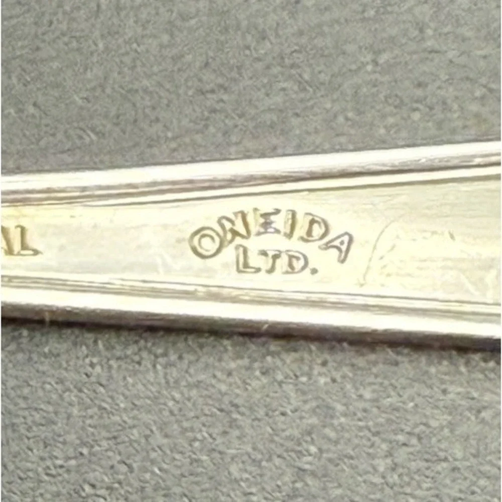 Vintage Oneida Wm A Rogers Silverplate Salad Forks Avenue Pattern 1939 Set Of 6